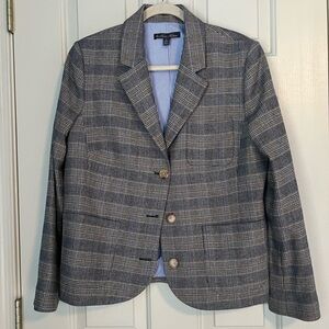 Brooks Brothers Navy Plaid Blazer